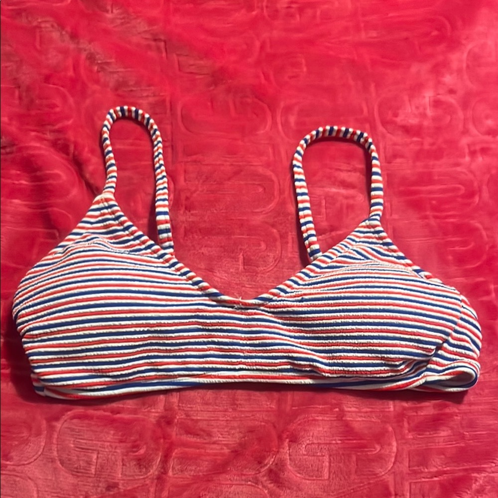 Striped Bikini Top